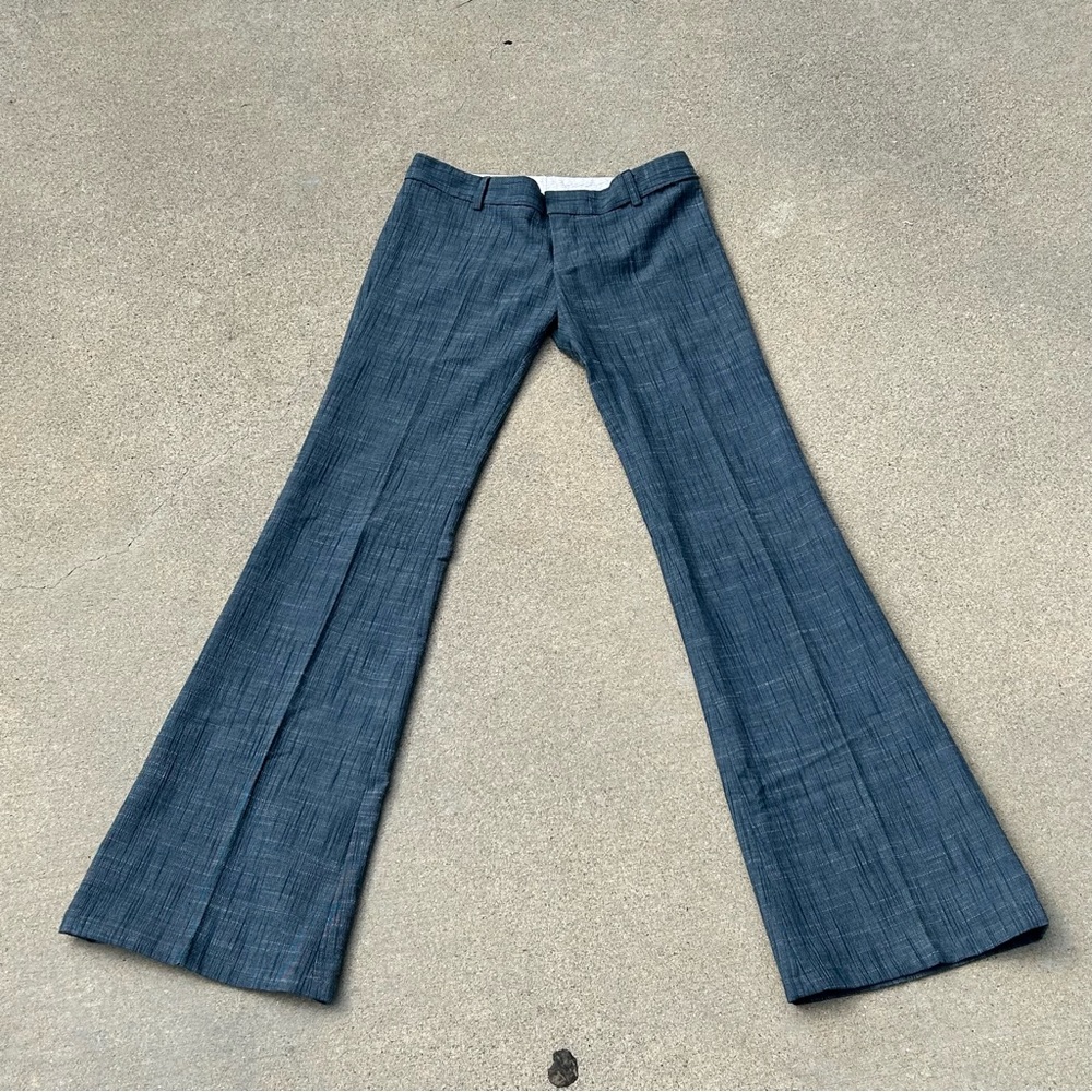 Sigal A. blue trouser flare pants